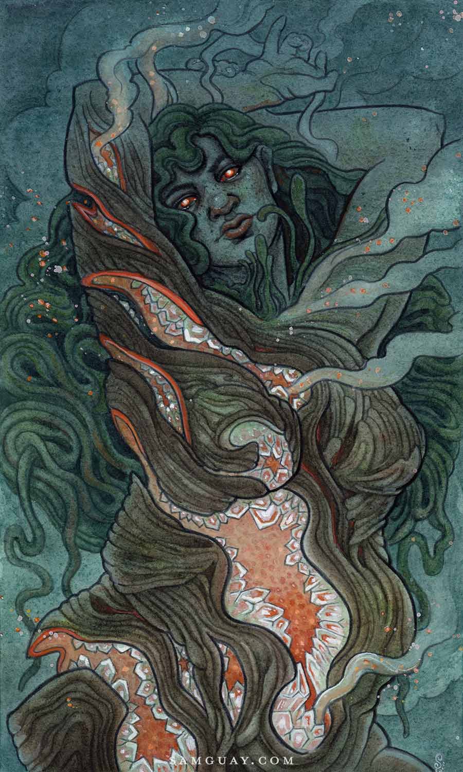 The Hypnotic Visions Of Sam Guay Art Nature Divination