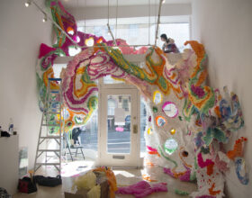 Crystal Wagner, sculpture, paper, installations