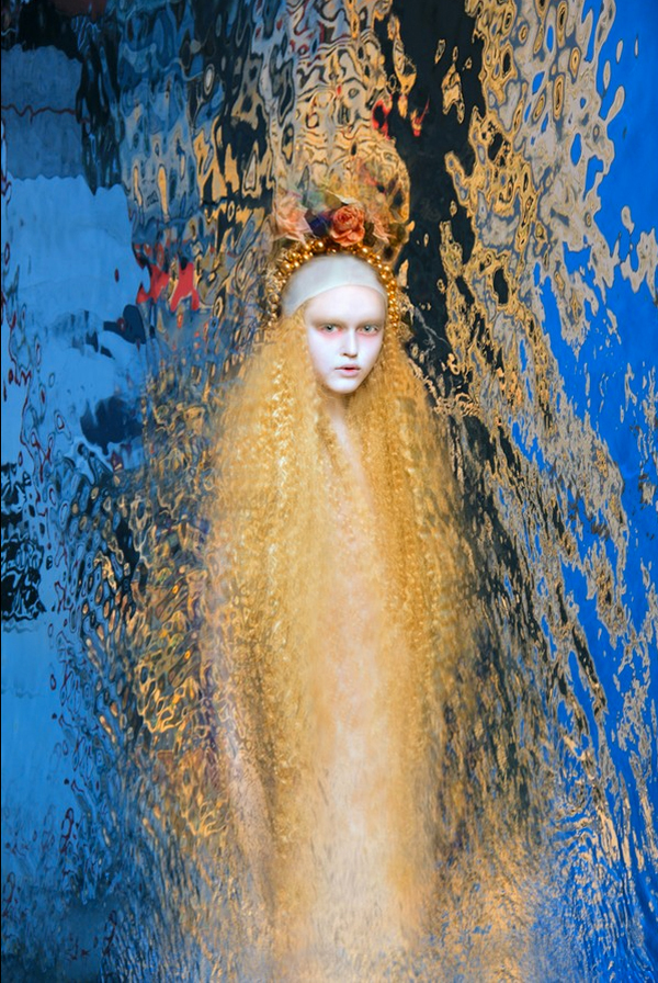 Olga Valeska Fine Art Photography Self Portrait Klimt Water Girl
