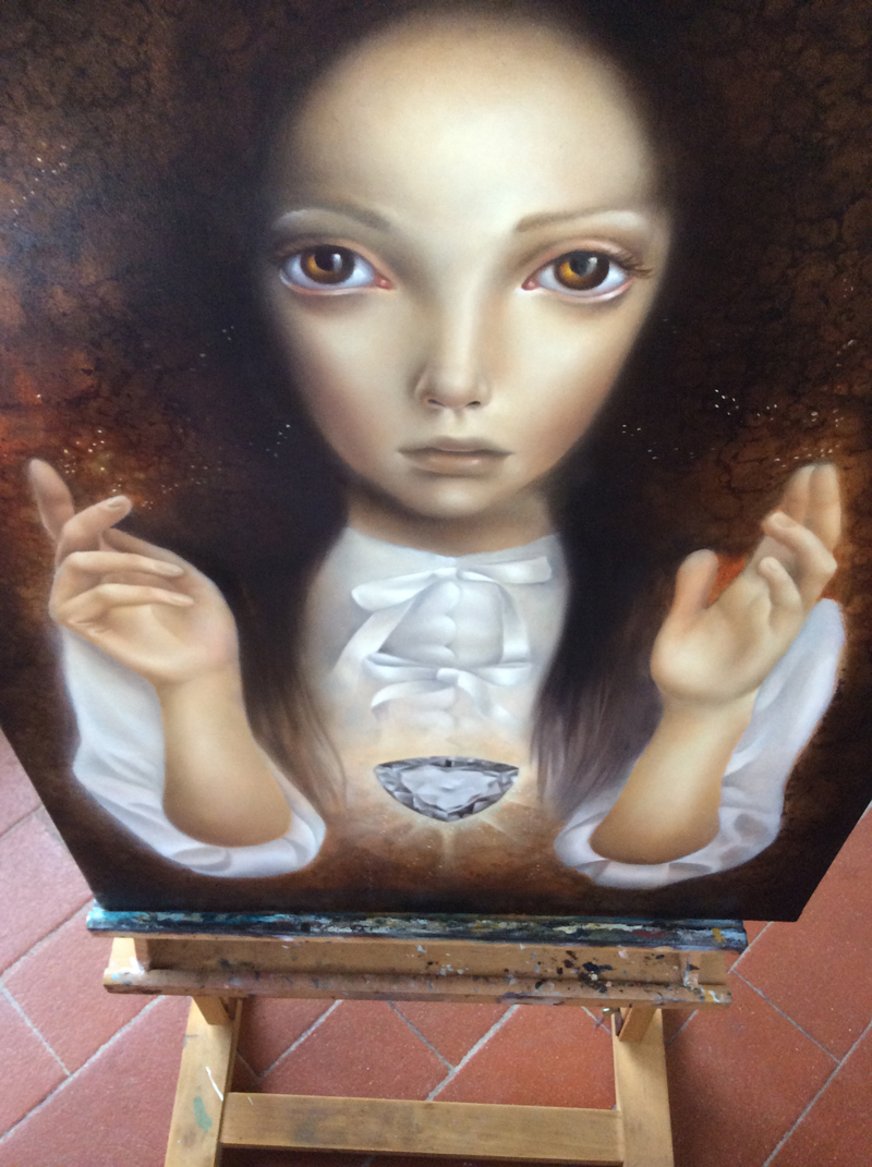 erica calardo painting - 2014 - work in progress