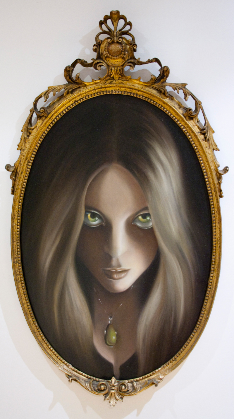 erica calardo self portrait painting