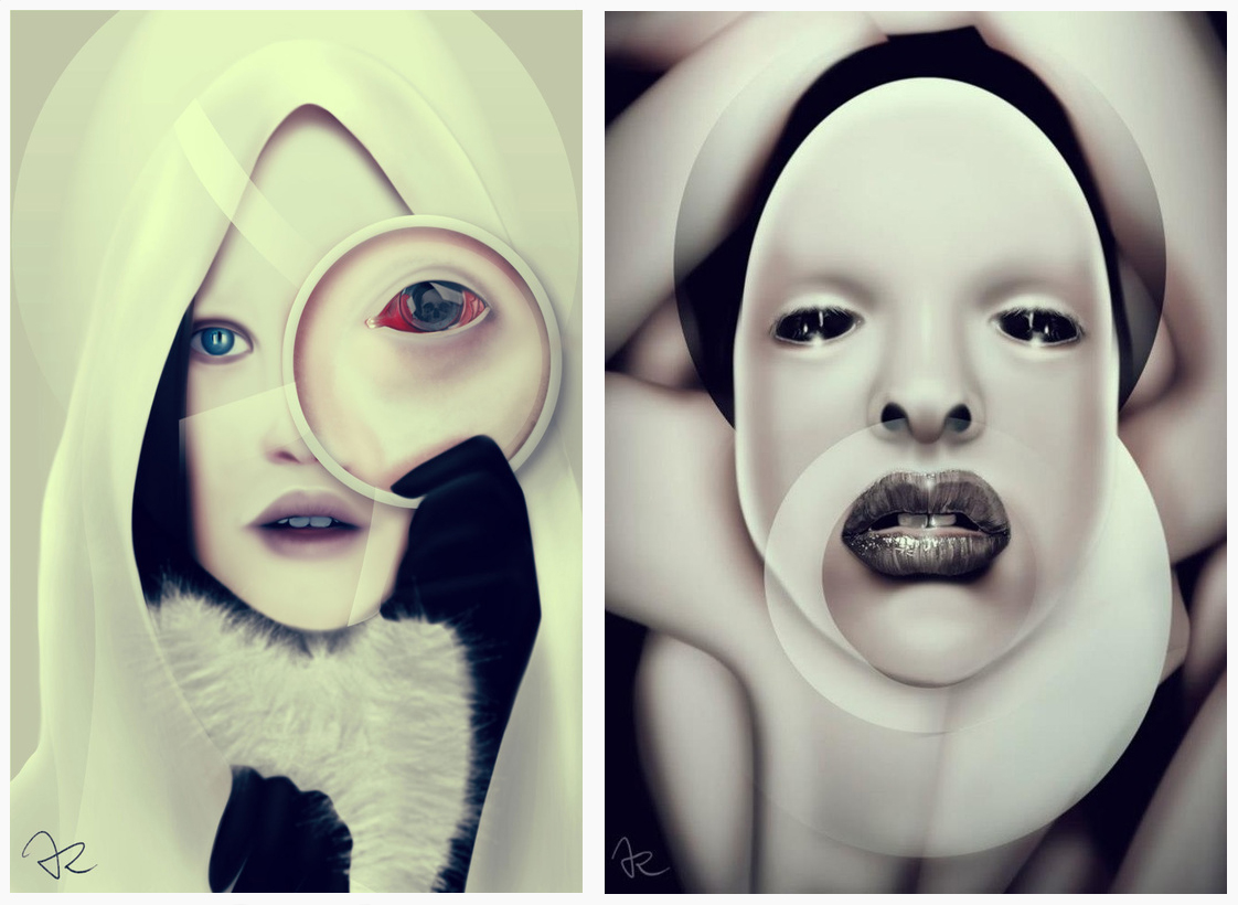Giulio Rossi Digital Art Pop-Culture Surrealism Lowbrow Juxtapoz Beautifulbizarre