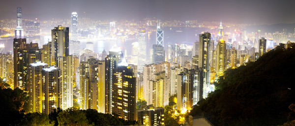 Hong Kong Lights by David Drebin