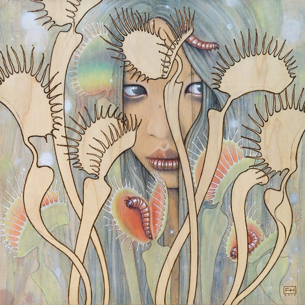 Fay Helfer @ Baker Hesseldenz - 1st Annual Spring Group Exhibition 2015 - preview by beautiful bizarre art