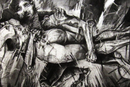 Expressive charcoal portraits by Joseph Loughborough