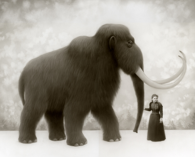 Travis Louie, "Martha and Her Mammoth" @ Roq La Rue, Seattle