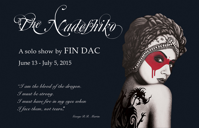 "The Nadeshiko" - A solo show by Fin DAC @ CAVE Gallery