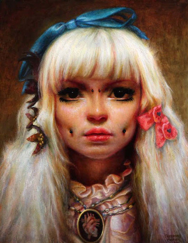 Rose Freymuth-Frazier - The Haven Gallery Inaugural Exhibition - preview by beautiful.bizarre