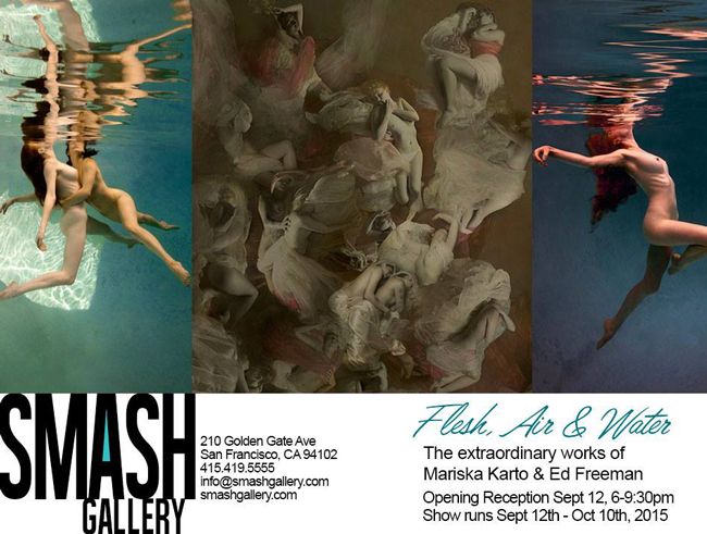 Flesh, Air, and Water @ Smash Gallery, San Francisco - via beautiful.bizarre