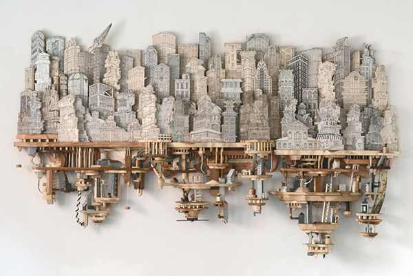 Impossible City Sculptures of Luke O'Sullivan