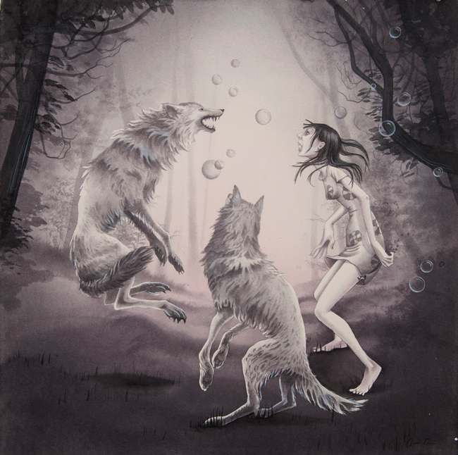"When The Moon Is Full" by Annie Owens @ Antler Gallery PDX