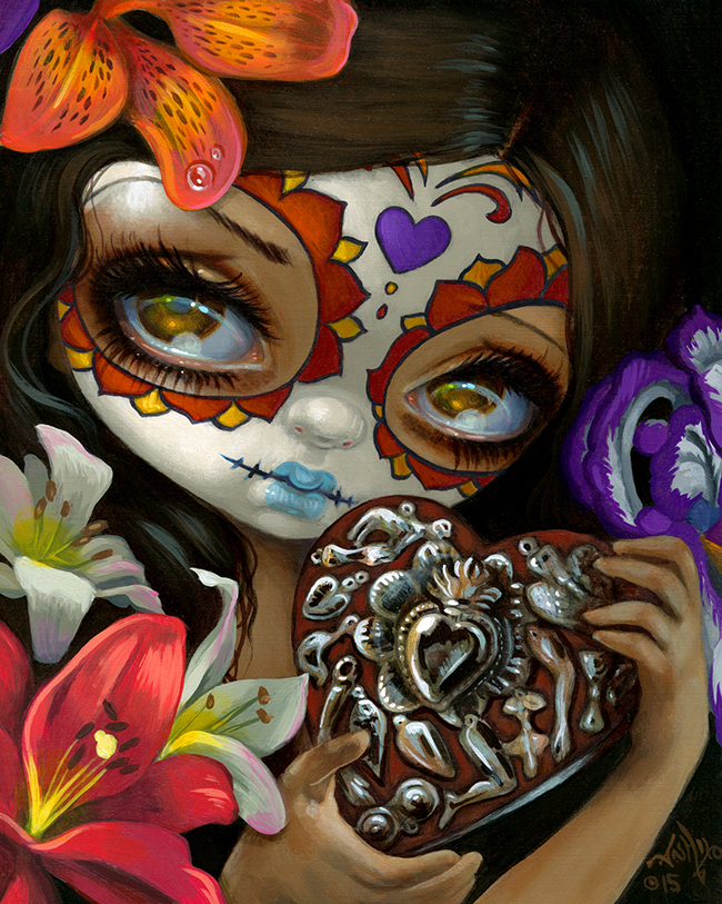 Milagros Corazon by Jasmine Becket-Griffith @ Alexi Era Gallery - beautiful.bizarre