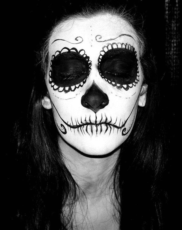 skuldrom, dia de los muertos photography, sugar skills, face paint