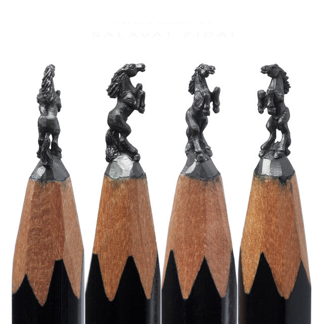 Salavat Fidai's Pencil-Tip Micro-Sculptures