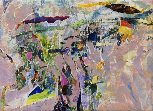 nurit avesar, abstract art, mixed media, mixed media painter, studio channel islands, immigration