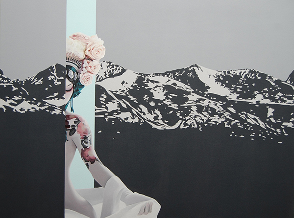 Velvet Bloom VII (2014) 100x120 cm, acrylic on linen