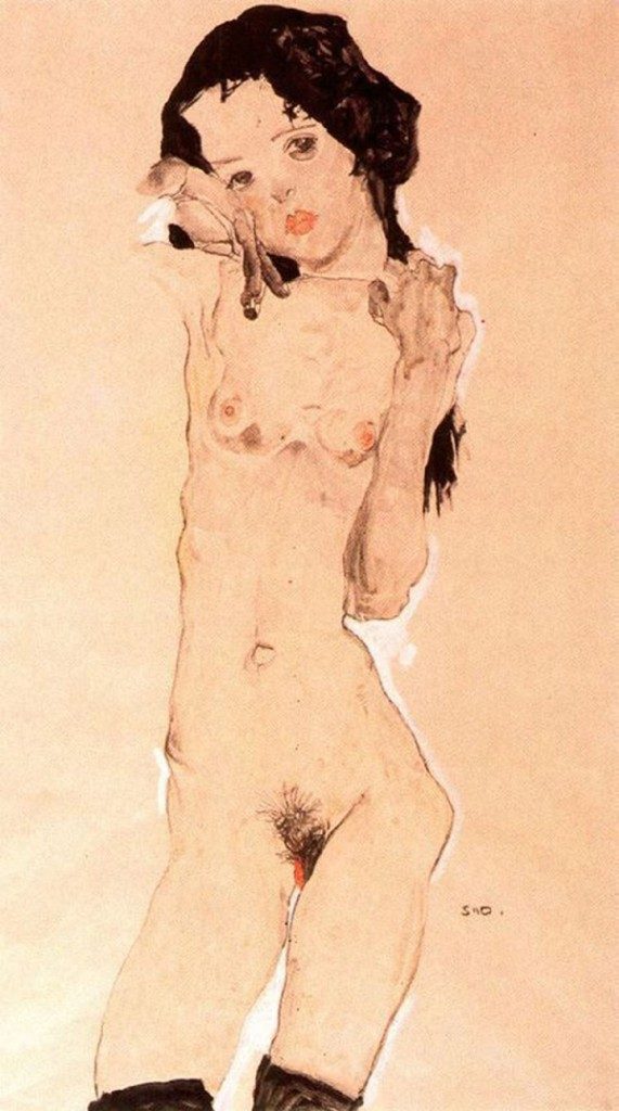 ViverosTO_Black-Haired-Nude-Girl-Standing-Egon-Schiele-1910_beautifulbizarre_02