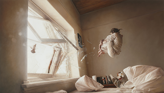 Jeremy Geddes surreal realism painting 
