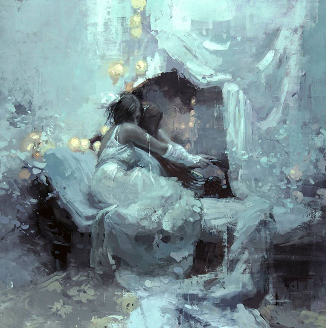 Jeremy Mann figurative painting 