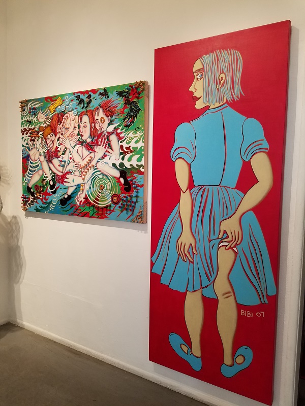 bibi davidson, the girl in the red dress, gallery 825