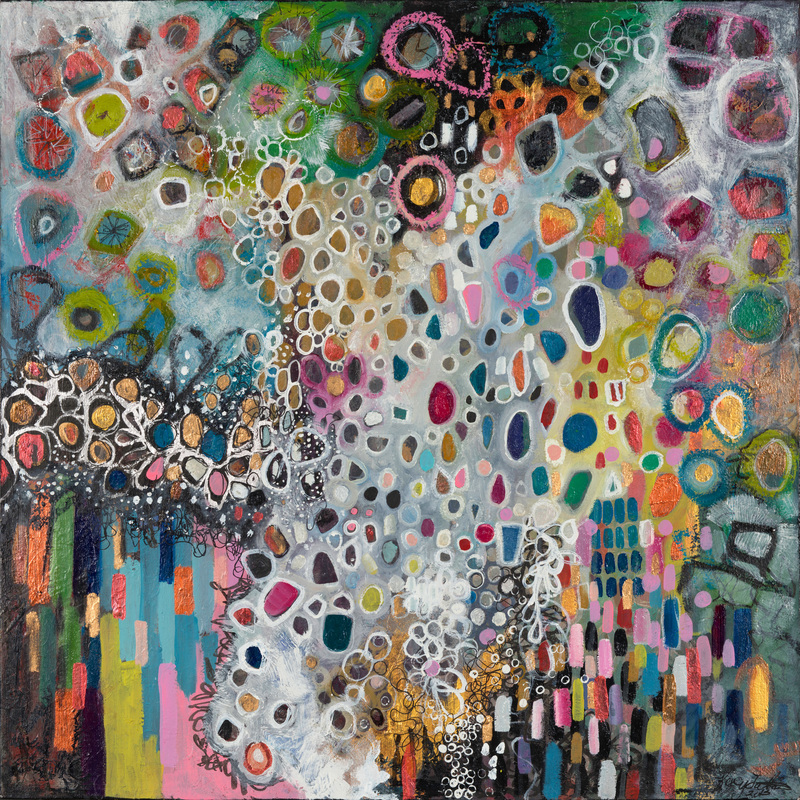Kacy_Latham's abstract colorful dots