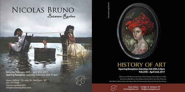 Nicolas Bruno: 'Between Realms' & 'Art of History' Group Show | via beautiful.bizarre