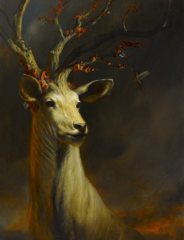 Martin Wittfooth surreal animal painting 