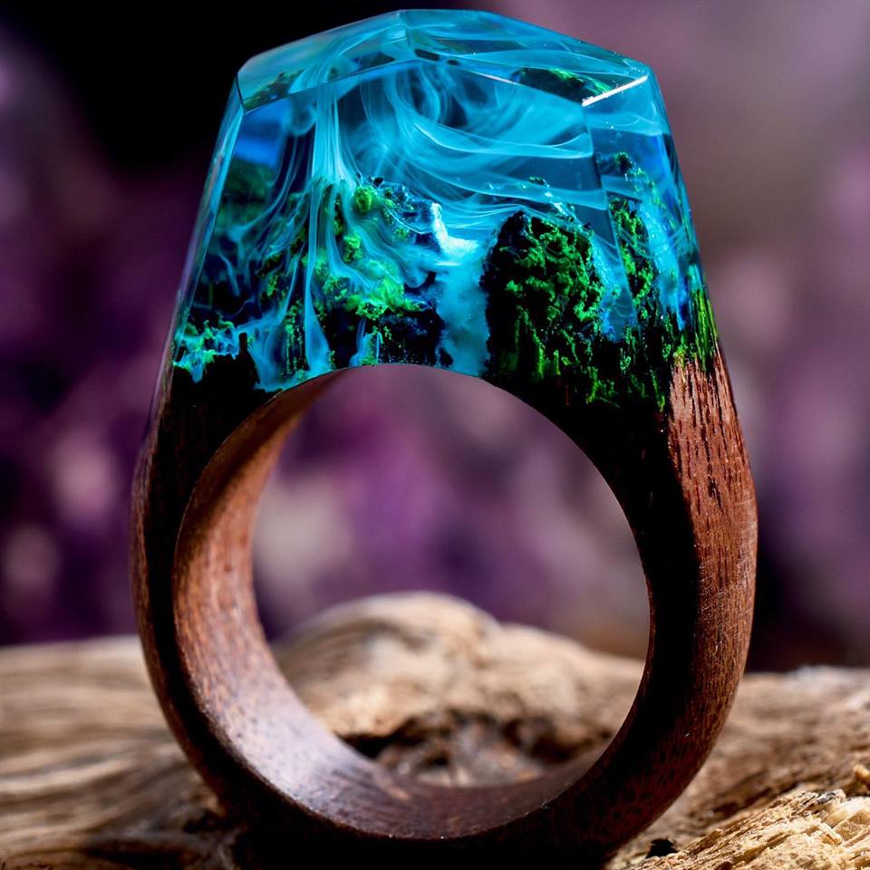 The Natural Magic of Secret Wood Enchanting Rings
