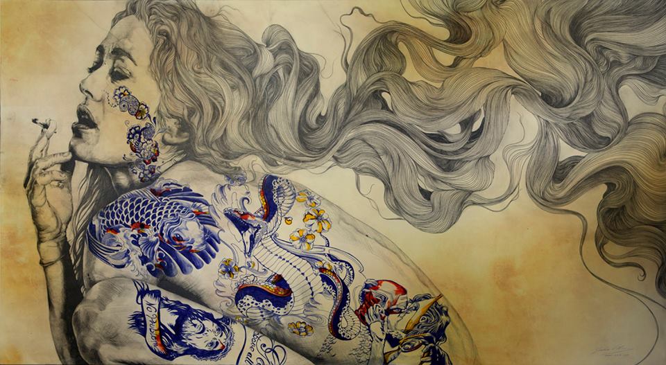 Surreal Watercolor Illustrations : gabriel moreno