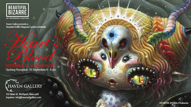 Beautiful Bizarre Magazine Curated Exhibition 'Heart's Blood