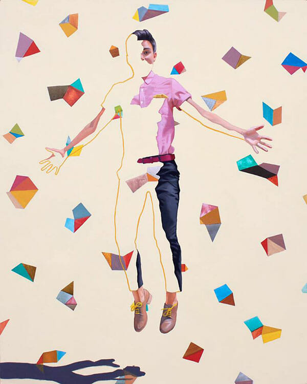 Kim Leutwyler colorful realism figurative art 