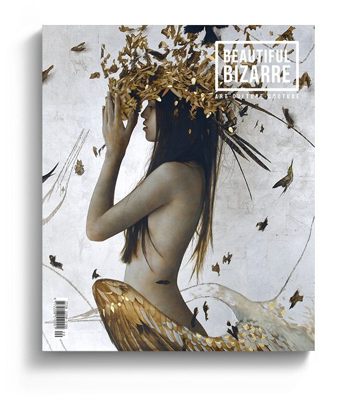 Beautiful Bizarre Magazine - Issue 27 - Brad Kunkle's painting on the Cover