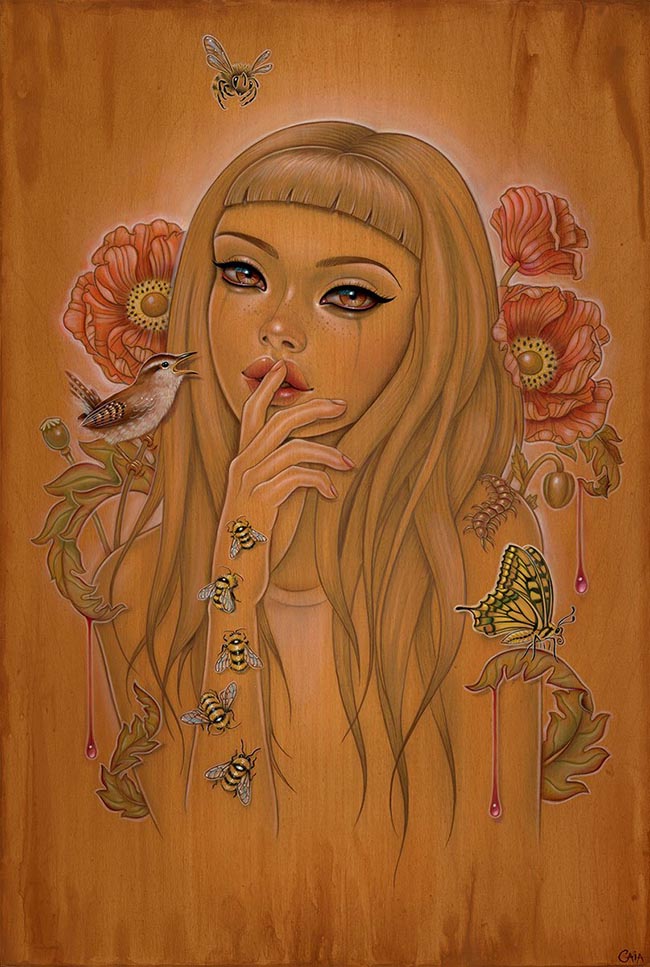 Caia Koopman surreal portrait artwork - What obstacles have you encountered as an artist?