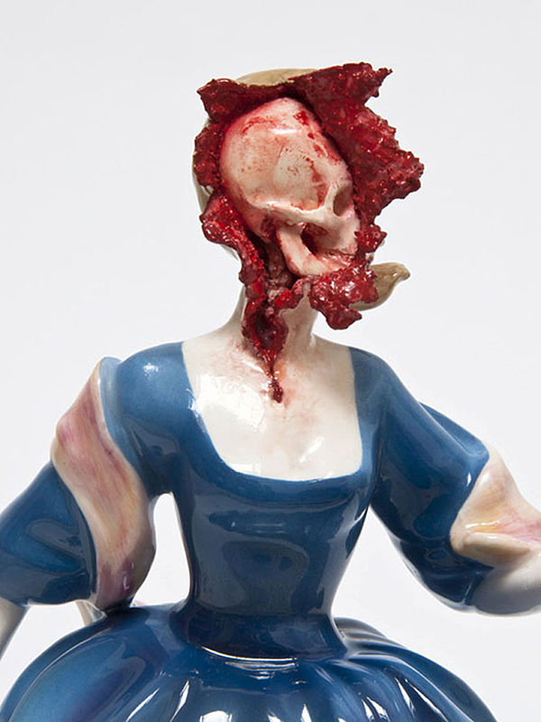 Jessica Harrison porcelain macabre sculpture 