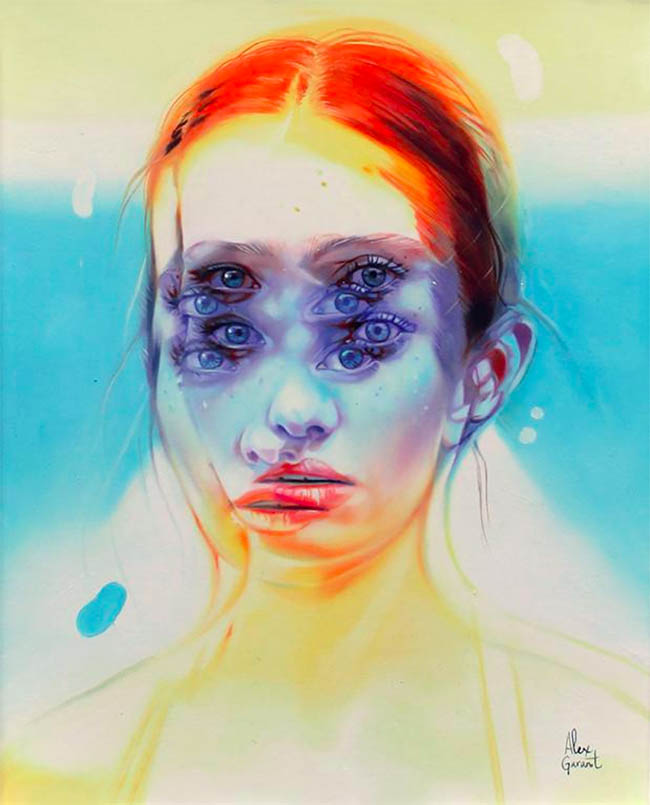 Alex Garant surreal portrait painting - How Do Artists Get Their Work Seen/Shown by a Gallery?