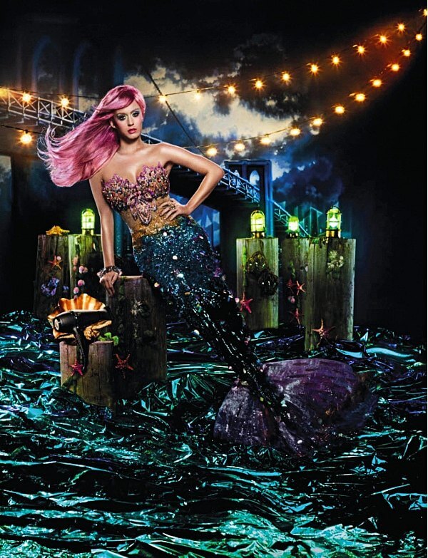 David LaChapelle Katy Perry Mermaid ghd Hair Straightener Ad Campaign