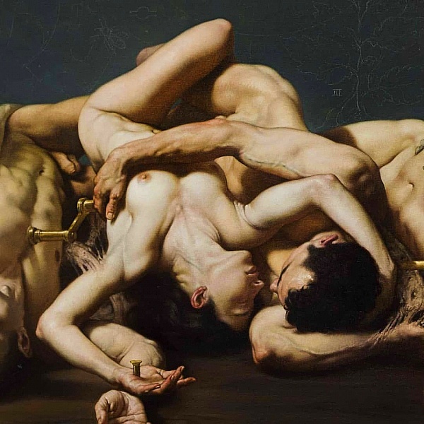 Roberto Ferri figurative art nude couple 