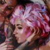 painting tattooed women