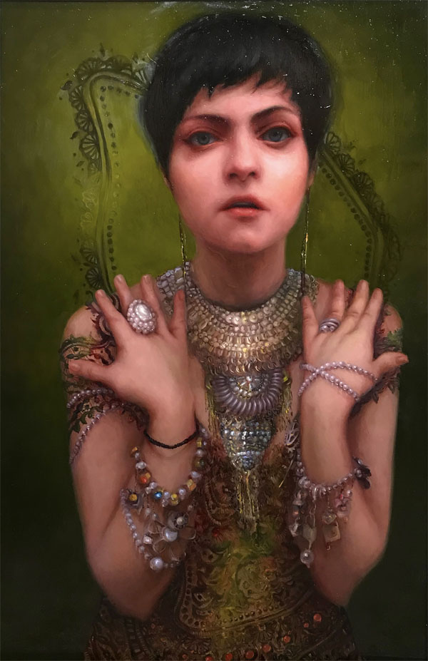 Anastasiya Chybireva - Proverb realistic portrait painting 
