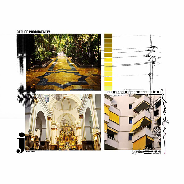 Samer Fouad collage buildings architecture yellow EXT./INT. INT./EXT.