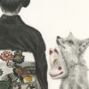Stephanie Inagaki fox kimono mask drawing