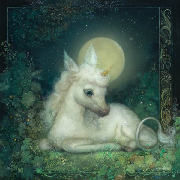 Annie Stegg Gerard - Unicorn painting 