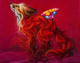 EWA PRONCZUK-KUZIAK - pop surrealism fox painting