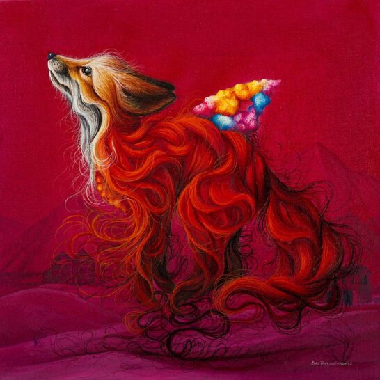 EWA PRONCZUK-KUZIAK - pop surrealism fox painting