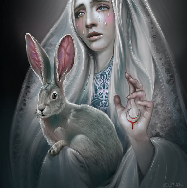 Juliana Loomer bunny digital painting 