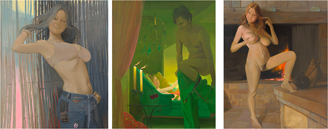 Lisa Yuskavage nude surreal paintings 