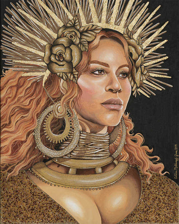Catrina Holdampf Beyoncé painting 