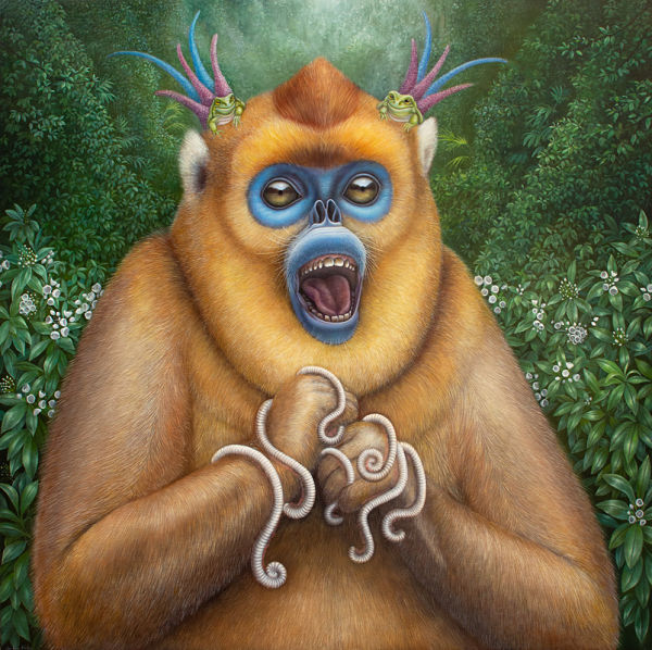 Jean-Pierre Arboleda fantasy monkey painting
