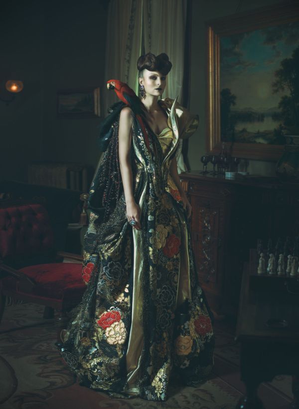 Miss Aniela Natalie Lennard Woman Opulent Gown Photograph