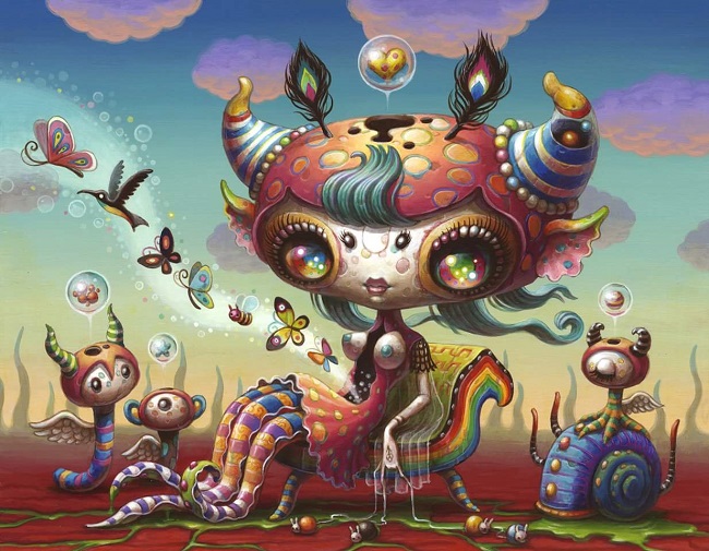 Yoko D'Holbachie pop surreal creature artwork - What are the Top 5 Do's and Don'ts for Artists Working with Galleries?